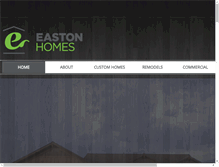 Tablet Screenshot of eastonhomes.com